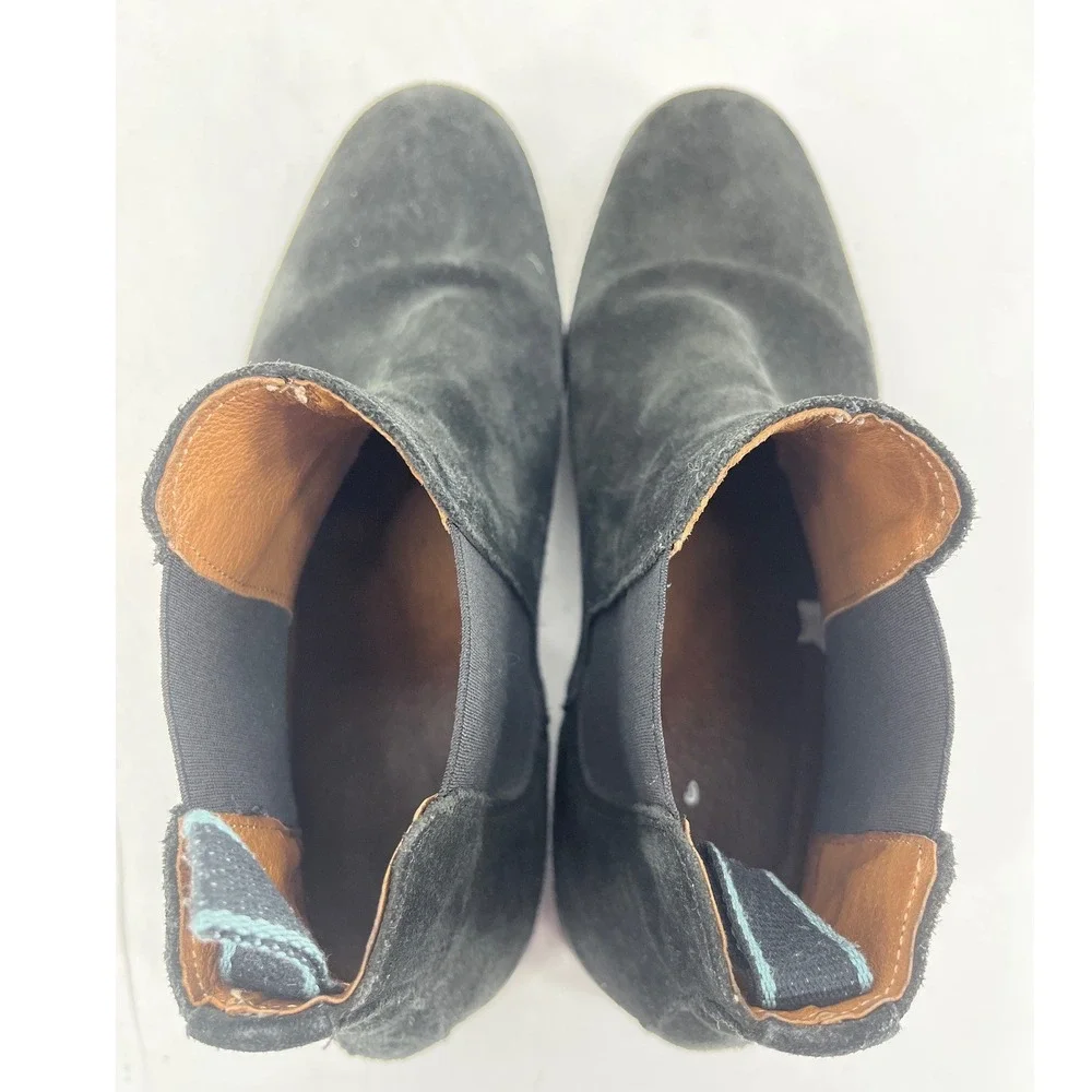 Shoe The Bear Dev Chelsea Boots Men 42 Black Excellent Suede Ankle Boots‎